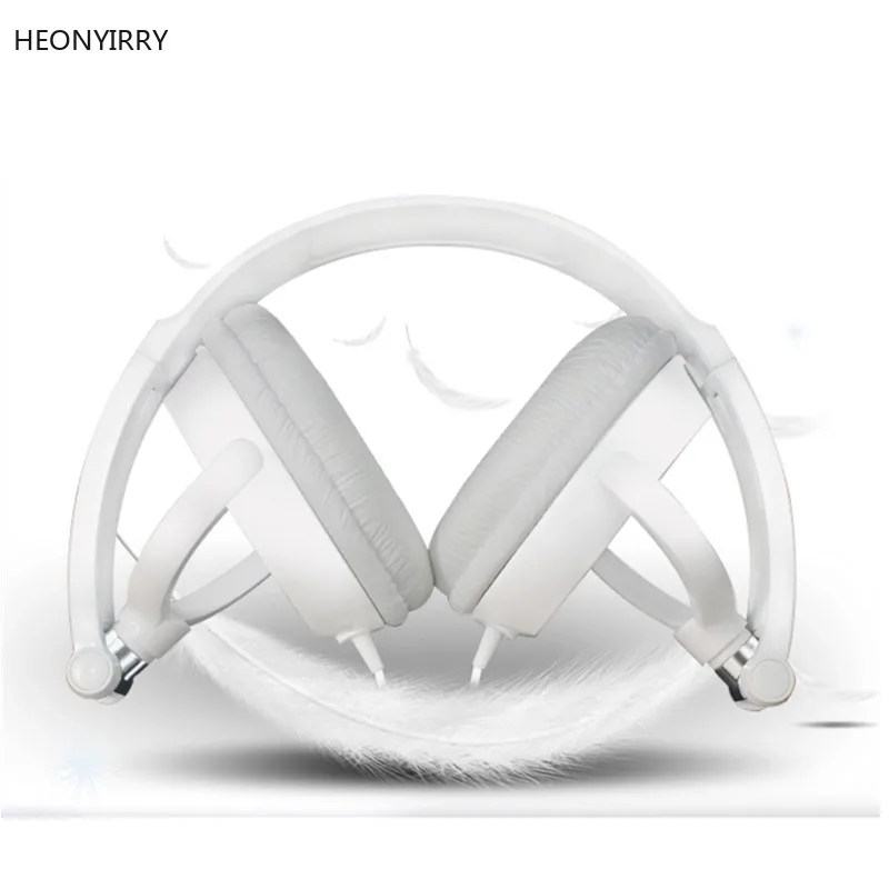 Wired Headphones With Microphone Over Ear Headsets Bass HiFi Sound Music Stereo Earphone For Sony iPhone Xiaomi Huawei PC