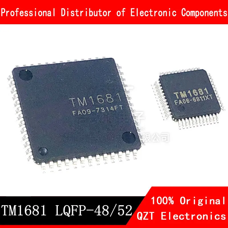 10pcs/lot TM1681 1681 LQFP-48 LQFP-52 Dot matrix exchange LED display control driver chip new original In Stock mc56f82748vlh mc56f82748v mc56f82748 mc56f mc56 mc ic mcu chip lqfp 64 in stock 100% new originl