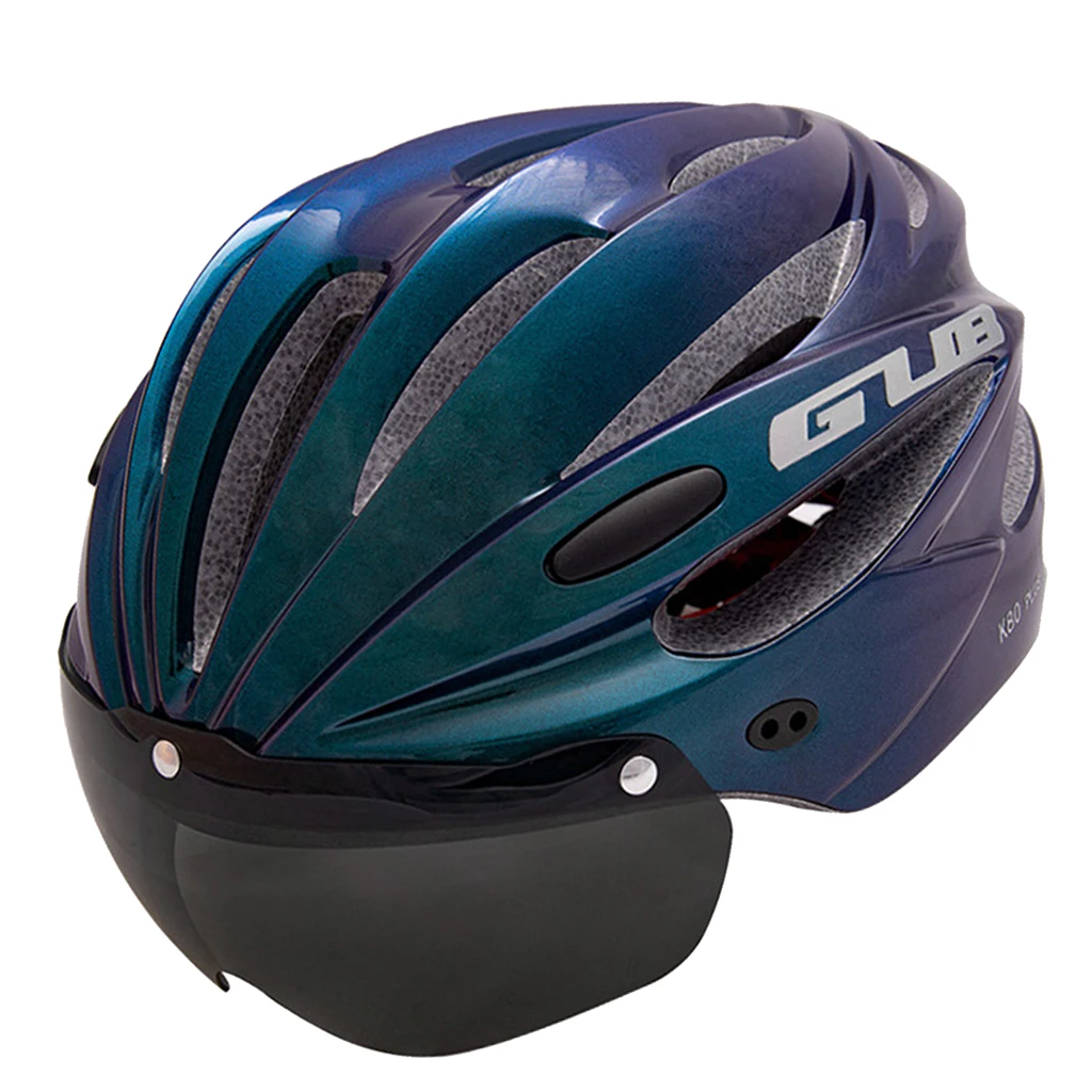 GUB Bicycle Helmet Bike Caps Women Men Adjustable Breathable Ultralight Bicycle Helmet Goggles Cycling Equipment for Women Men