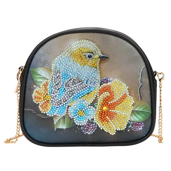 

Creative DIY Diamond Painting Handbag Women Fashion Cosmetic Bag 5D Shaped Diamond