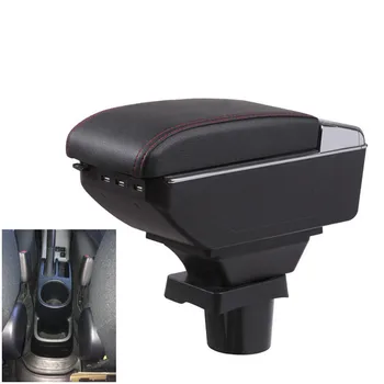 

For ToyotaPrius C Prius C armrest box central Store content Storage box Aqua armrest box with cup holder ashtray USB interface