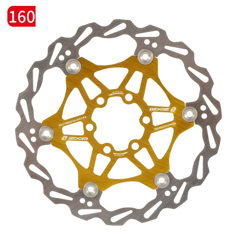 Zoom велосипедный Дисковый Тормоз MTB тормозной поплавок плавающие дисковые роторы 160 мм 180 мм 203 мм гидравлические тормозные колодки поплавок роторы запчасти для велосипеда