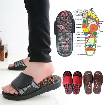 

Massage Slipper Shoes Men Summer Slipper Health Rotating Accupressure Foot Slippers for Men Women Acupoint Healthcare Slipper