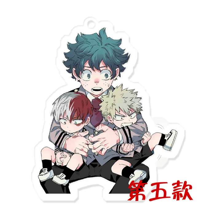 My Hero Academy Boku no Hero Academy, акриловые фигурки, брелоки, Брелоки для ключей, брелоки, брелоки, подвески, коллекционное украшение - Цвет: C
