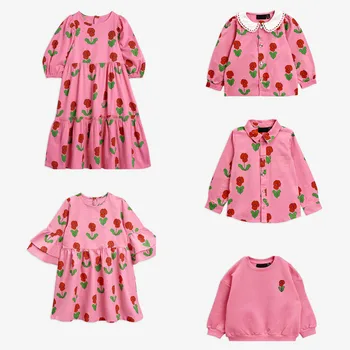 

Pre-sale 2020 New MR Series Flower Red Dress Princess Knee-Length Dress Party Dress Knee-Length