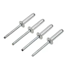 M4 – rivet aveugle en aluminium, outil de traction à clous, accessoires de fixation à tête ronde, 50 pièces