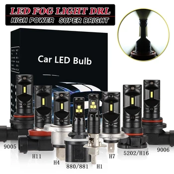 

Car Fog Light LED H7 H11 6500K SCP 9006 HB4 H1 H4 Foglamps 12000Lm 40W 880 H27 5202 H16 9005 HB3 Running Light Day Driving Bulb