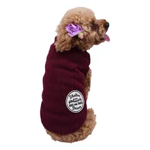 Футболка для собак с геометрическим принтом, пальто для щенка, теплая английская шерстяная одежда, куртка, толстовка 9,6