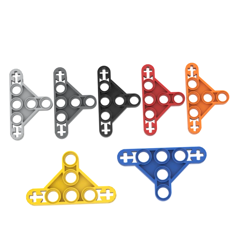 MOC 99773 2905 High-tech Liftarm Triangle Thin Type II for Building Blocks Parts Classic Brand Kids DIY Tech Toys | Игрушки и хобби