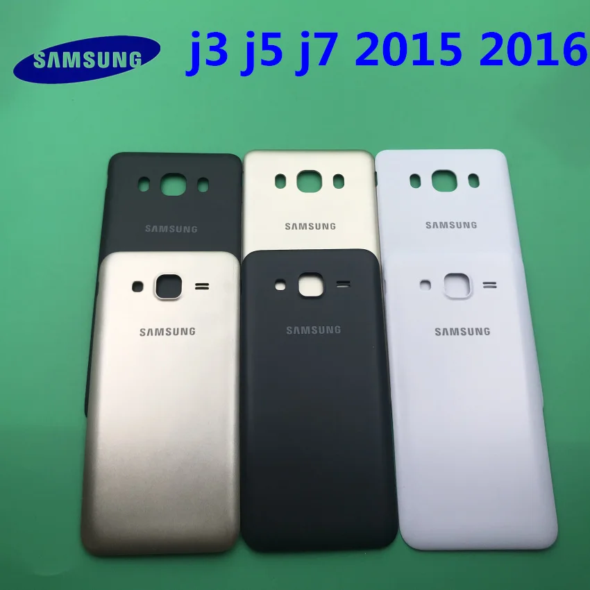 Задний Корпус чехол для samsung Galaxy j3 j320 j310 j5 j500 j510 j7 j700 j710 Батарея крышка отсека чехол для задней крышки