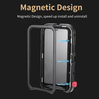 

Metal Phone Cage For iPhone 11/11 Pro/11 Pro Max 17mm Interface Cage Vlog Video Accessory For Lens