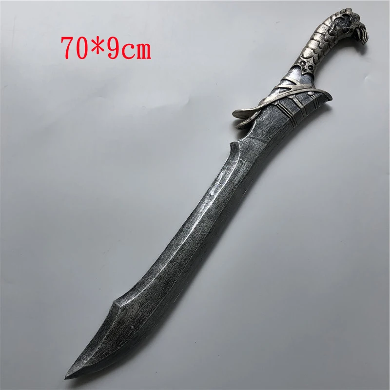High Quality Costume Party Props Plastic Sword Toy Pirates Sword Foam Sword Simulation Pirates Sword Kid Cosplay Supplies 70cm 2