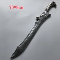 High Quality Costume Party Props Plastic Sword Toy Pirates Sword Foam Sword Simulation Pirates Sword Kid Cosplay Supplies 70cm 2