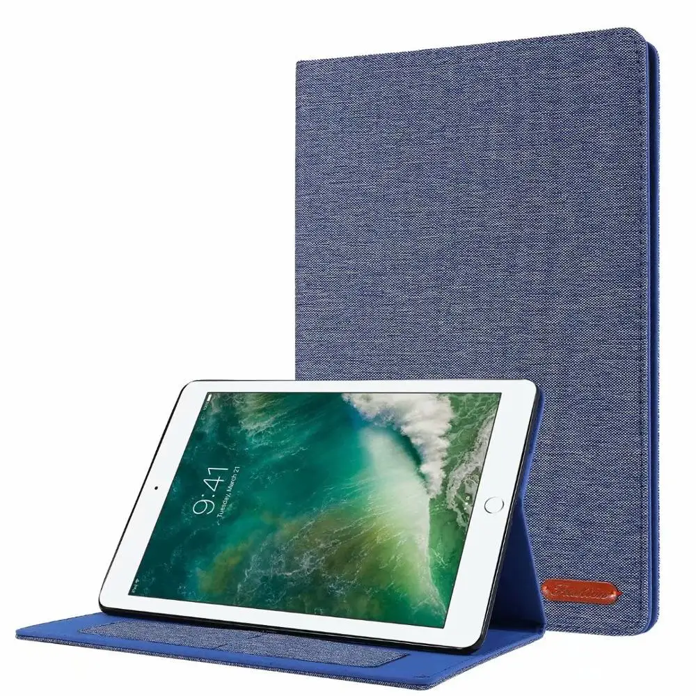 

Tablet Shell Case For Apple New IPad 10.2 inch 2019 7th Generation Woven design PU Leather Slim Flip Stand Cover Coque+pen