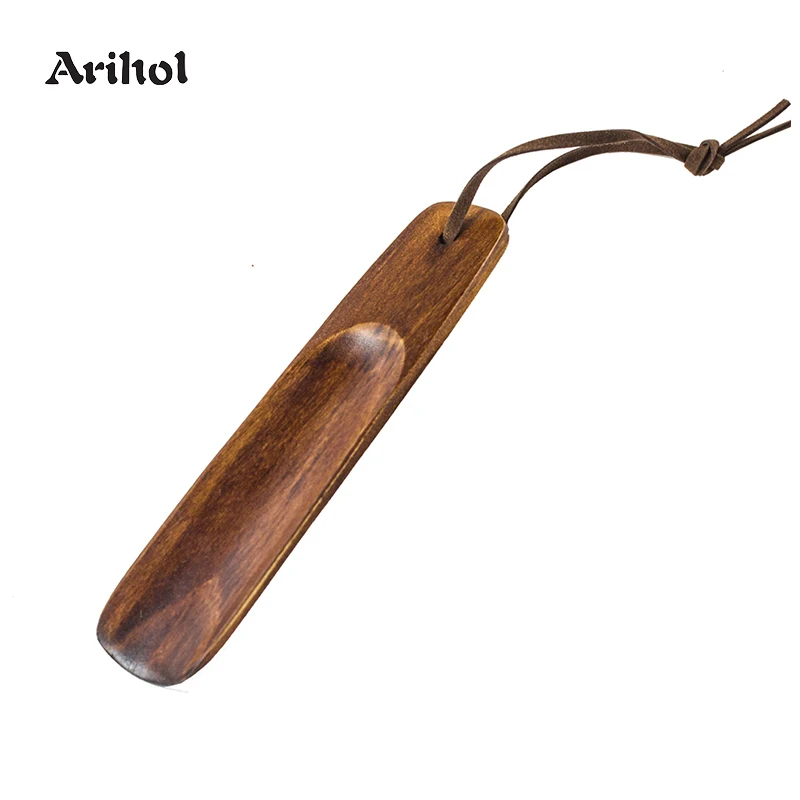 

Wood Shoe Horn Long Handled Shoehorn for Men Women Kids Handle Shoe Spoon Shoe Lifter Wear Shoes Tool