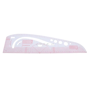 

Multi-function Sewing Ruler Measure for Making Clothes Tailor Craft Tool Plastic