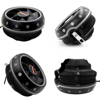 

RGB CPU Cooler LED CPU Cooling Fan cpu cooler 4Pin CPU Radiator PC cpu fans cooler Cooling Heat CPU J7X0