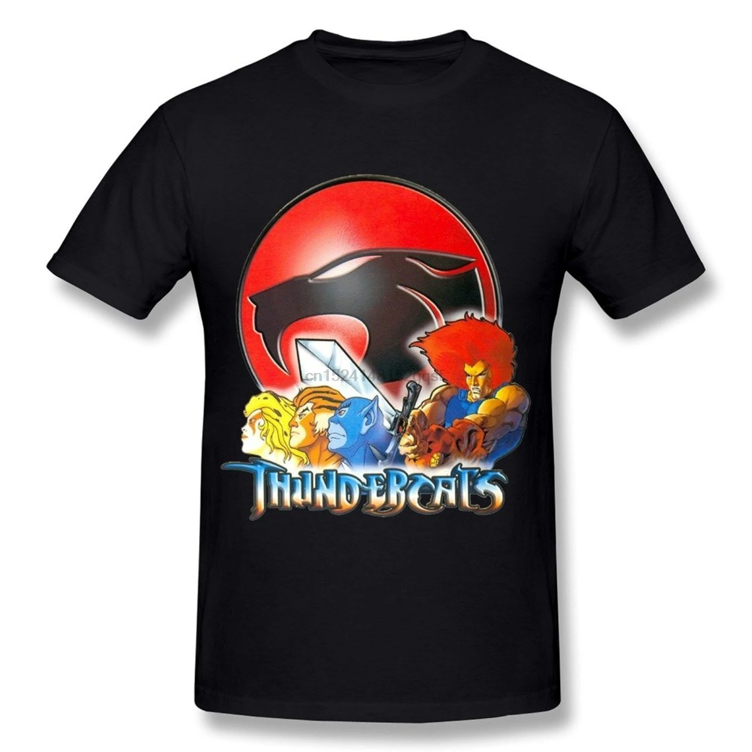 100% Adeapa короткий рукав Для мужчин футболка Thundercats Лето Новинка принт с героями