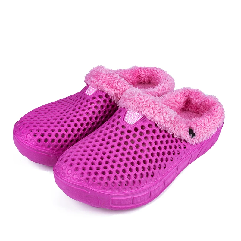 

Winter Croc Unicorn Slippers Menâ€˜s Flip Flop Men Fur Slides Cotton Indoor Shoes Warm Fluffy House Slipper2020