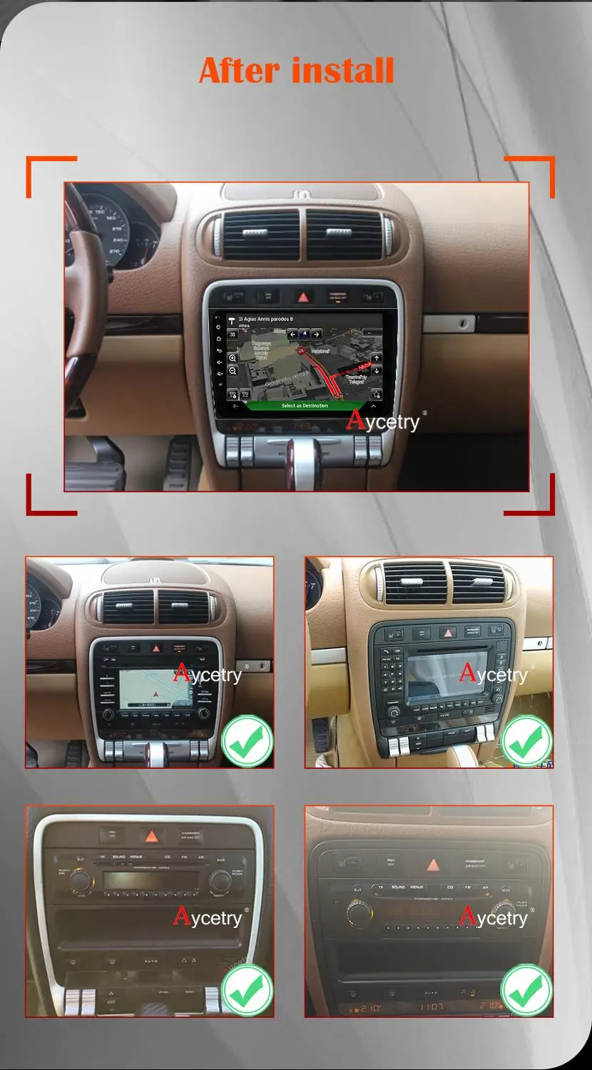 IPS DSP 4G 64G Android 10 автомобильный мультимедийный плеер dvd GPS навигация для Porsche Cayenne S GTS