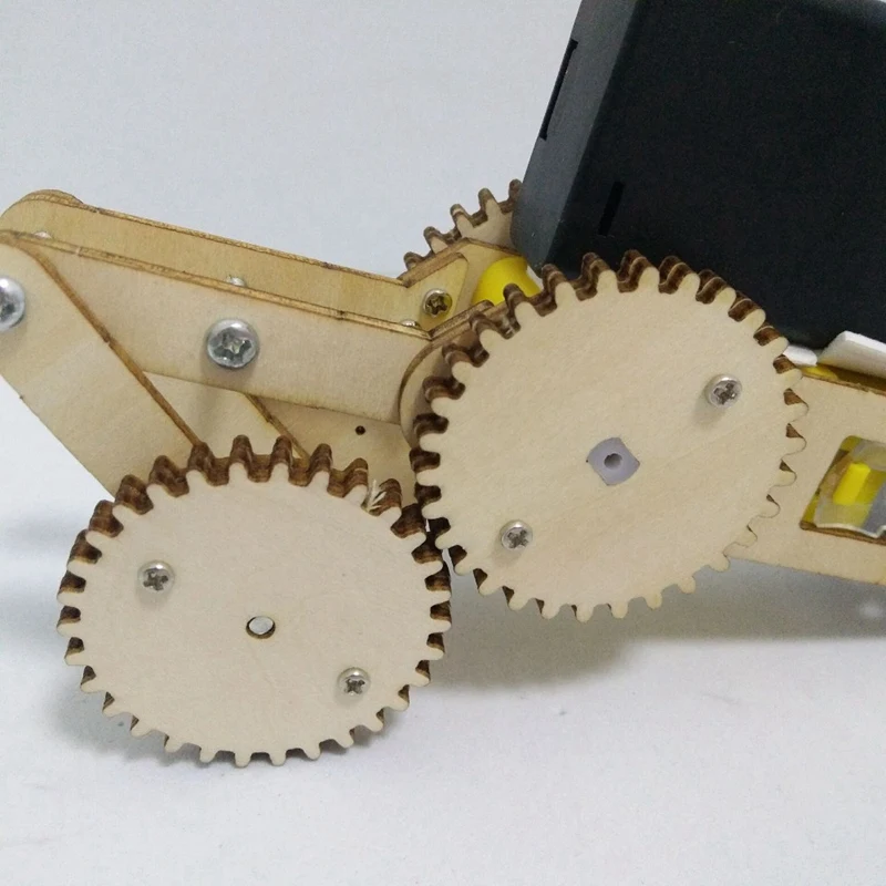 Electric Gears Car Kids DIY Science Project Toys Technology Fun Physics Experiment Kits STEM Education Gift