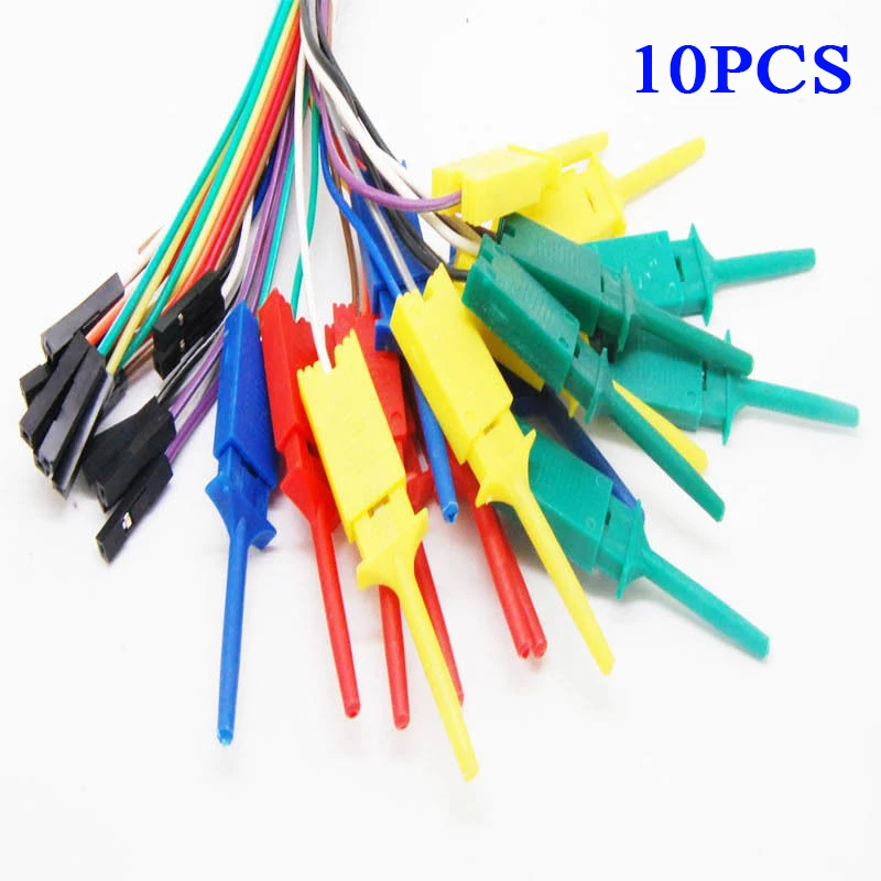 4PCS Test Clamp Wire Hook Test Clip Logic Analyzer Electronic Components BBC