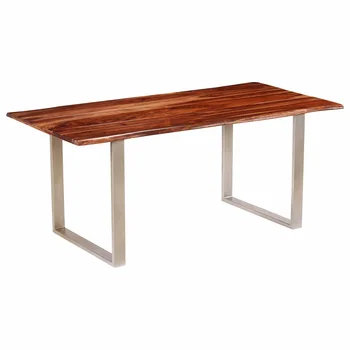 

vidaXL Dining Table Solid Sheesham Wood 180x90x76 cm