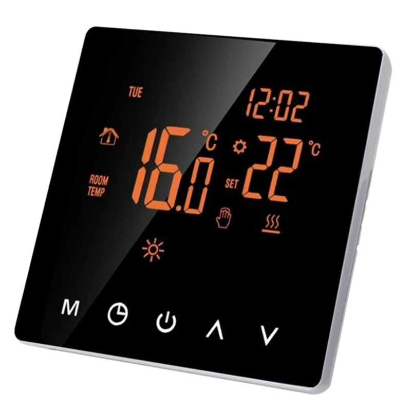 

Electric Floor Heating Room Press Screen Thermostat Warm Floor Heating System Thermoregulator 220V Temperature Controller
