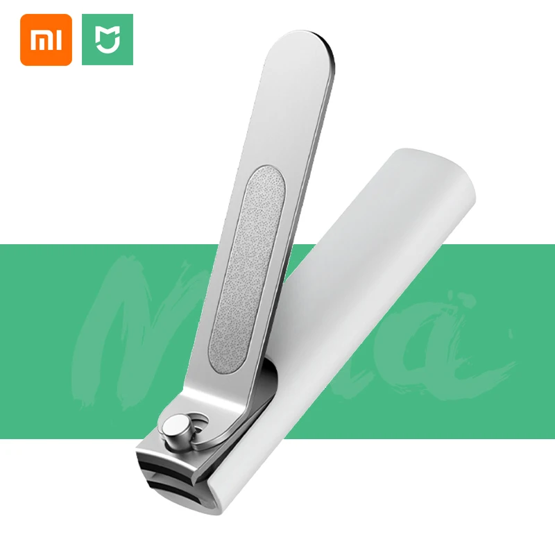 

Xiaomi Mijia Stainless Steel Nail Clippers With Anti-splash cover Trimmer Pedicure Care Nail Clippers Professional File