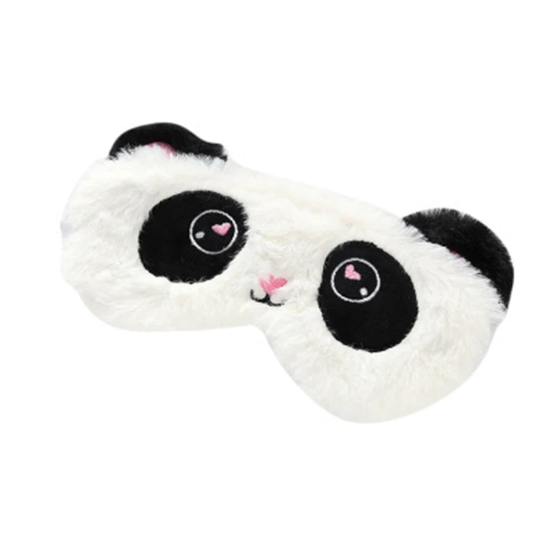 Panda ATOMUS плюшевый спальный милый повязка на глаза панда вышивка повязка на глаза Регулируемая Спящая помощь вслепую путешествия маска для сна для девочки - Цвет: Panda