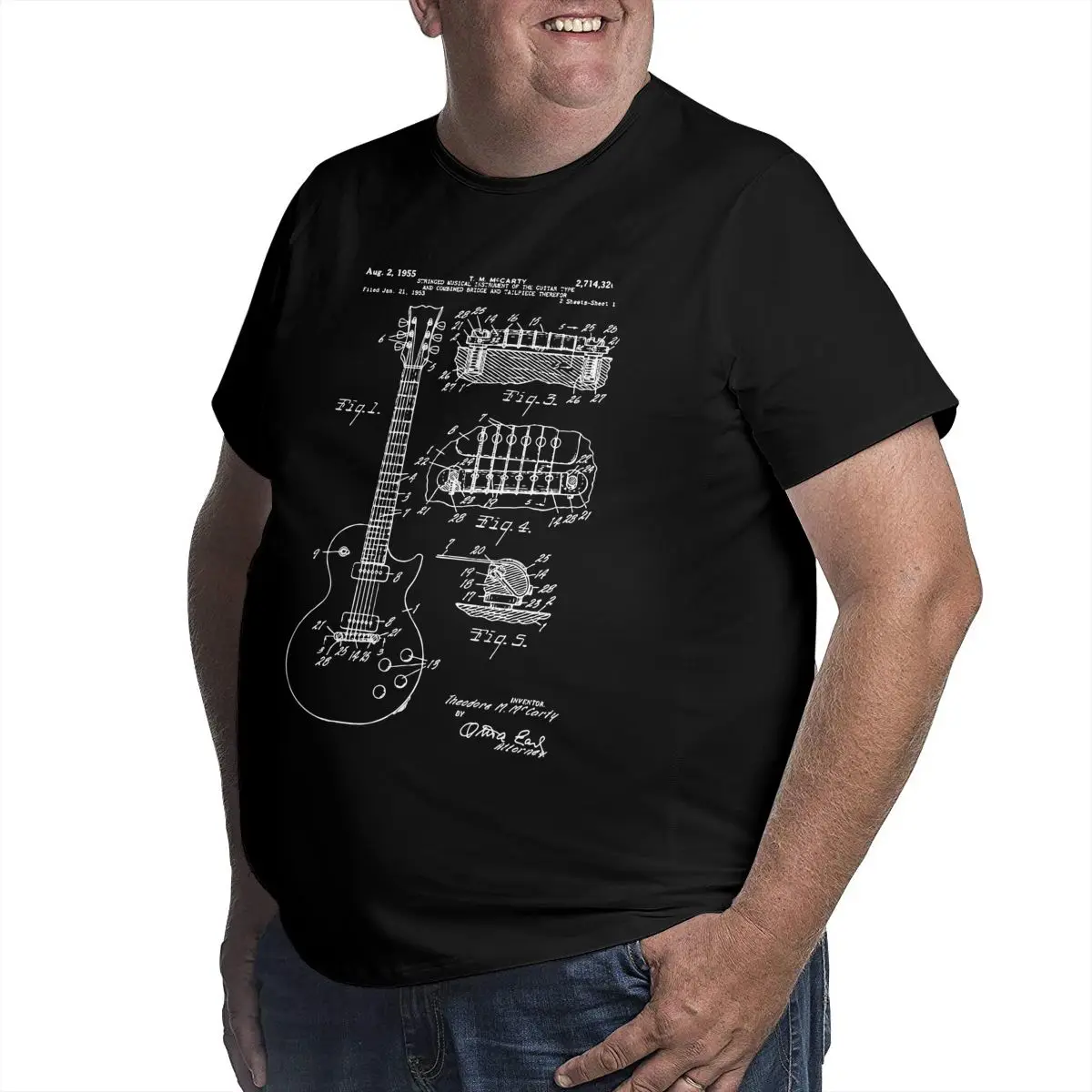 Plus Size Men's T-shirt | Men's Guitar Shirt | Electric Guitar Shirt - Music Shirt - Aliexpress
