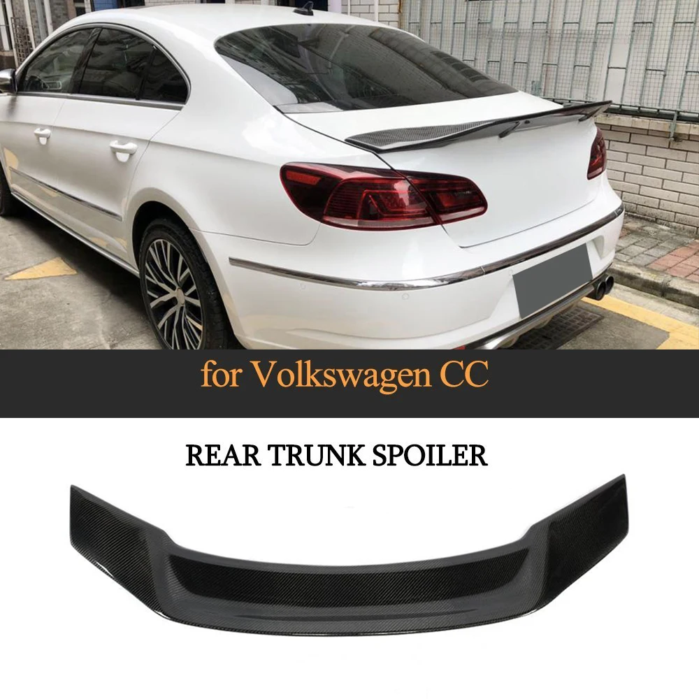 Спойлер заднего багажника из углеродного волокна для Volkswagen CC 2009- спойлер заднего крыла крышка багажника