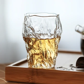 

Japanese Creative Design Stake Shape Whisky Glass Classical Liquor Brandy Champagne Beer Tea Water Cup Bar Household Party Vaso