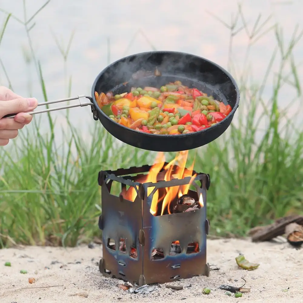 Keith Ti2201 Titanium Wood Stove Outdoor Camping Ultra Light Portable Mini  Heating Stove Grill - Outdoor Stove u0026 Accessories - AliExpress