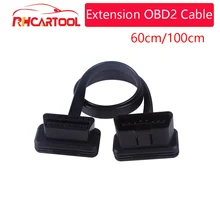 Диагностический кабель OBD2 удлинитель OBD2 кабель 16Pin штекер 16Pin женский obd2 разъем для OBD II диагностический инструмент ELM327 кабель