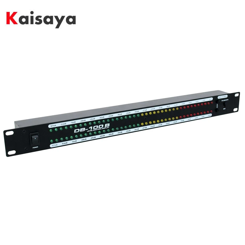 

Professional Stage Home Amplifier Speaker Dual 40 Spectrum Audio LED Stereo Level Indicator -57dB-0dB T0981