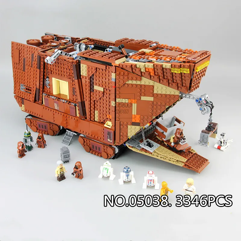 

Star wars Jabba's Sail Barge Save Princess Leia Return of the Jedi Movie Series Star Wars Building Blocks Toys Kid Gift Starwars