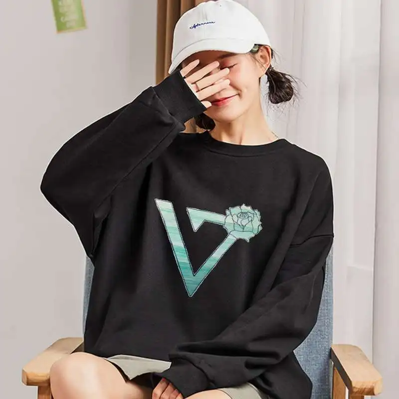 

Funny Hoody Casual Hooides Seventeen Print Hoodie Autumn Winter Female Sweatshirts Long Sleeve Clothing Sudadera Mujer Harajuku