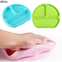 Vaisselle en silicone en forme de bol et assiette avec ventouse pour bébé,service de table pour enfant avec visage souriant, 