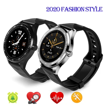 

2020 New Fashion 18 Languages in watch Smart Watch Bracelet Band smartwatch IP68 Waterproof Fitness tracker Sports Passometer E1