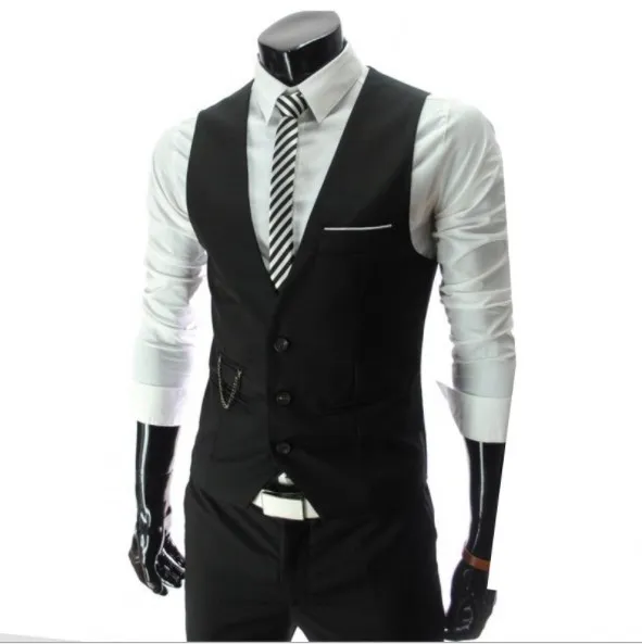 Business Casual Suit Vest Mens Weeding Prom Dress Waist Coat for Men Sleeveless Blazer Jacket Chaleco Hombre Slim Fit Gilet Uomo