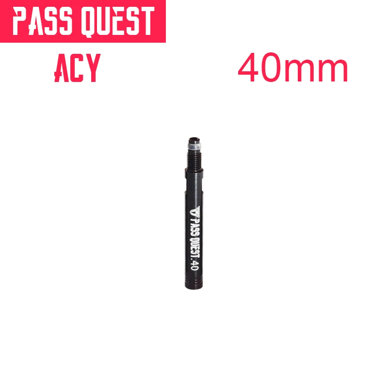 ACY 40mm Пройти квест ACY/АКС Расширенный воздушный клапан не отстегиваются и съемная 20/40/60 мм клапан аксессуары для велосипеда - Цвет: ACY 40mm