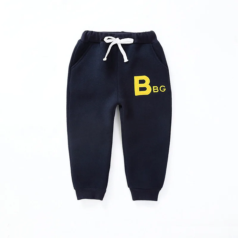 

2019 Winter CHILDREN'S Trousers Korean-style Brushed And Thick Warm CHILDREN'S Sport Pants CHILDREN'S Pants a Generation of Fat