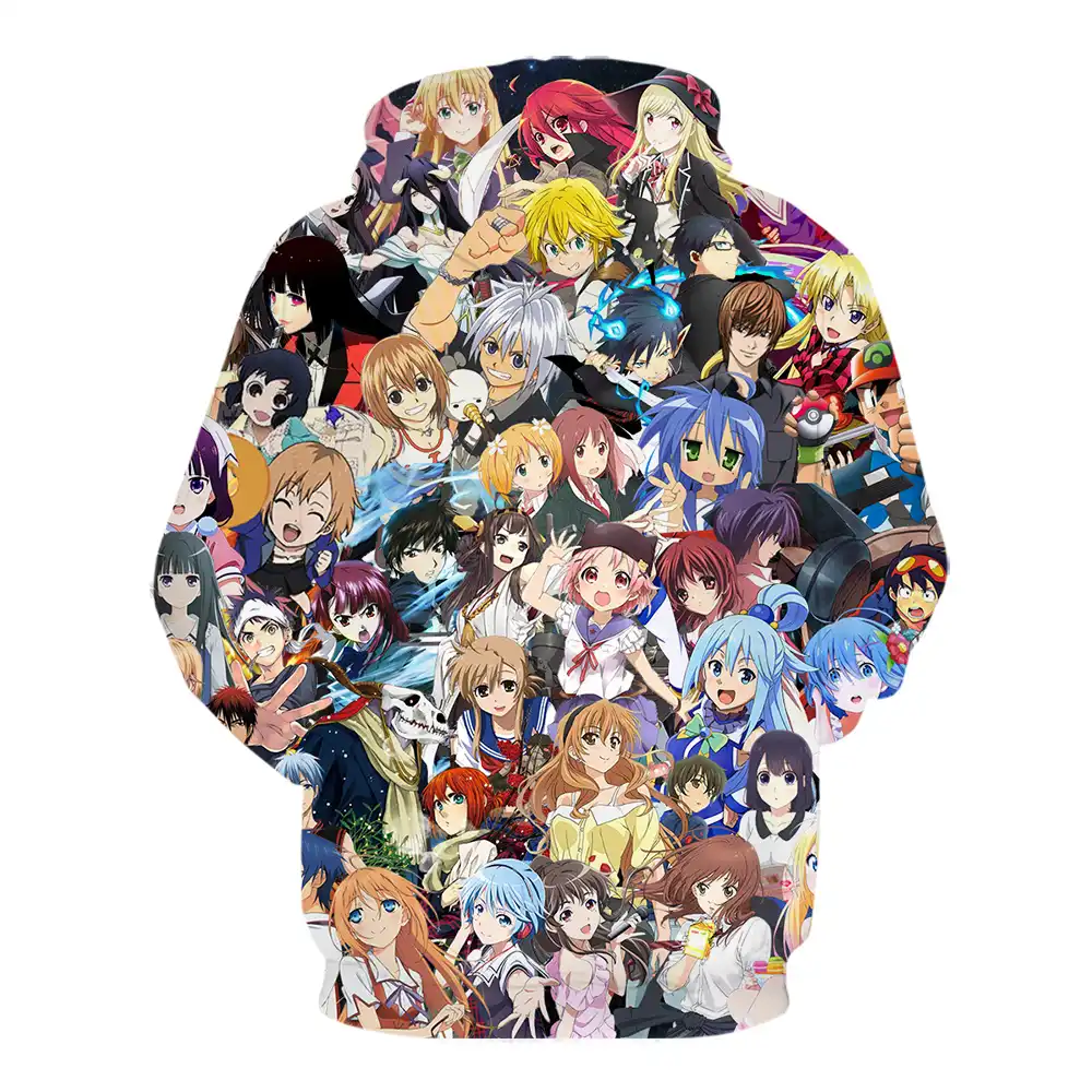 color ahegao hoodie