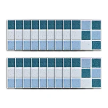 Funlife Северная Европейская мраморная мозаика трехмерная Наклейка на стену ванная комната обновление Водонепроницаемая плитка наклейка s MTS014