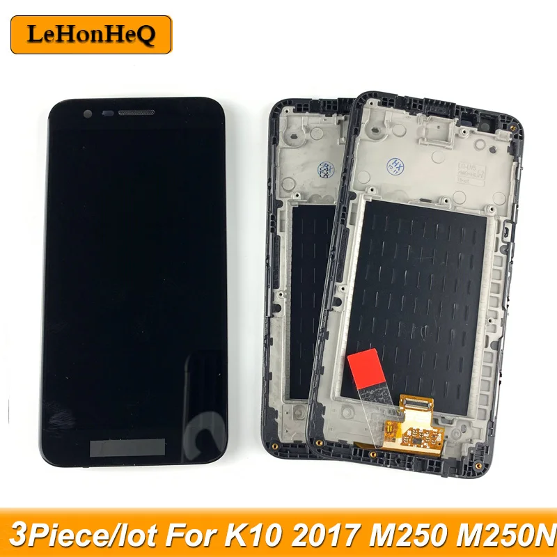 3 шт./лот для LG K10 2017 M250 M250N M250E M250DS ЖК-дисплей Дисплей сенсорный Экран планшета aseembly