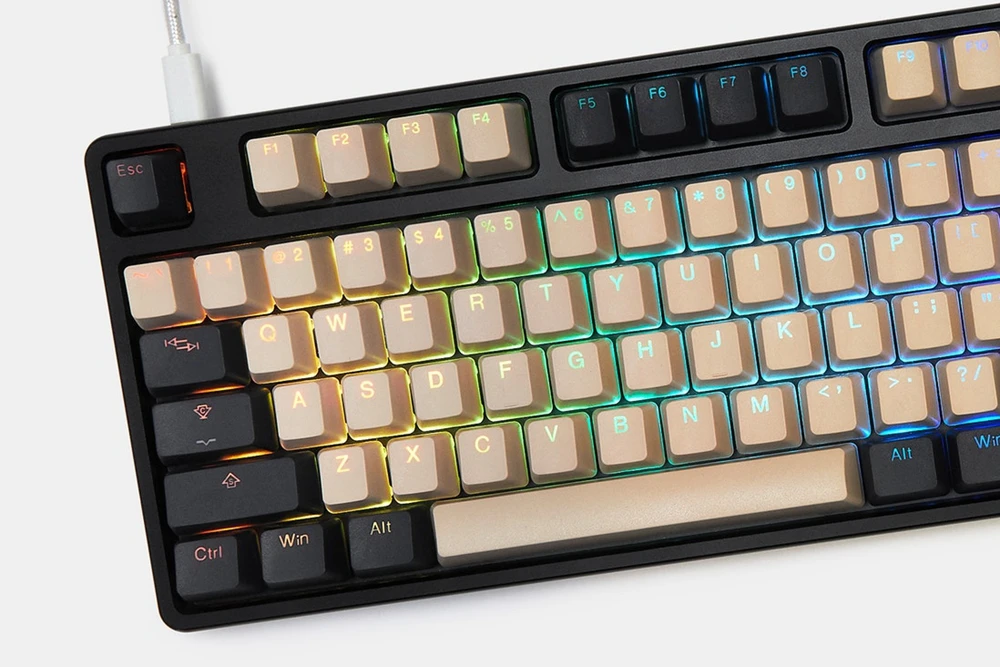 Taihao pbt двойные колпачки для клавиш самостоятельной сборки игровая механическая