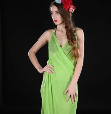fruit green Сетчатое летнее пляжное платье, женский летний праздничный купальный костюм, без рукавов, на бретелях, накидка, чистый цвет, женское повседневное солнцезащитное платье, накидка - Цвет: fruit green