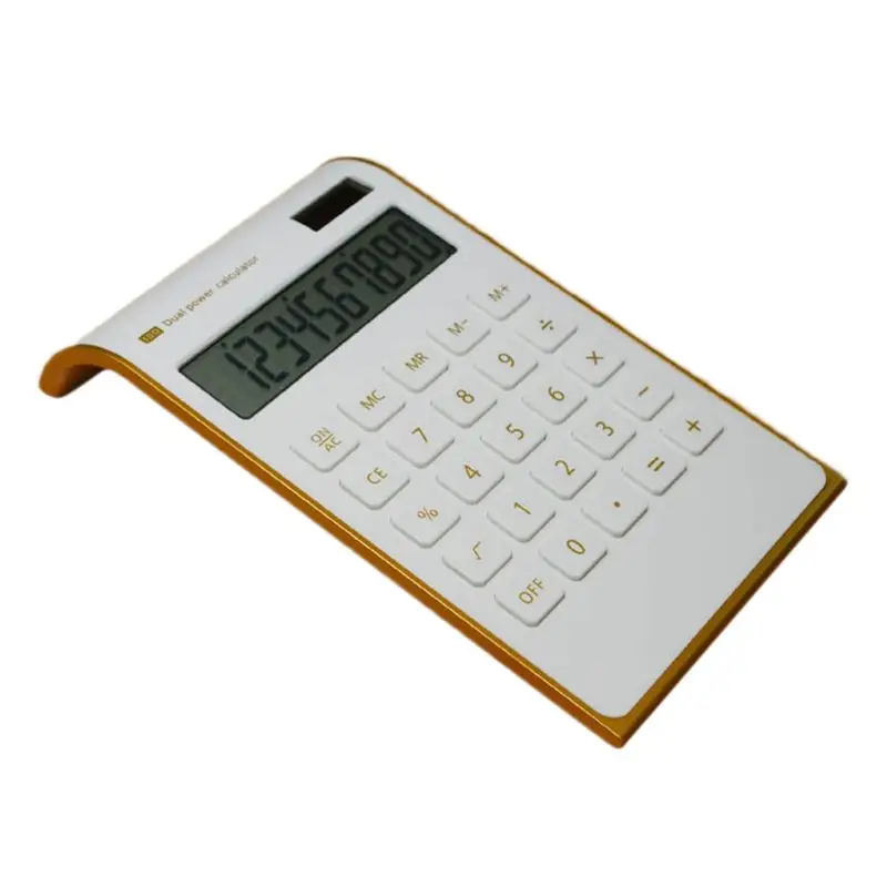 Calculator Ultra Thin Solar Power Calculator for Home Office Desktop Calculator E65A 1