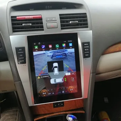 Clearance Tesla style Android 9.0 car GPS navigation for Toyota Camry 2007-2012 Auto Radio Stereo Head Unit Tape Recorder Vertical Screen 3